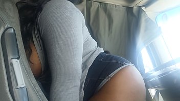 Busty Truck driver